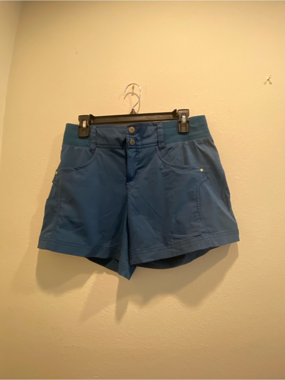 Title Nine Clamber shorts, teal blue size 8